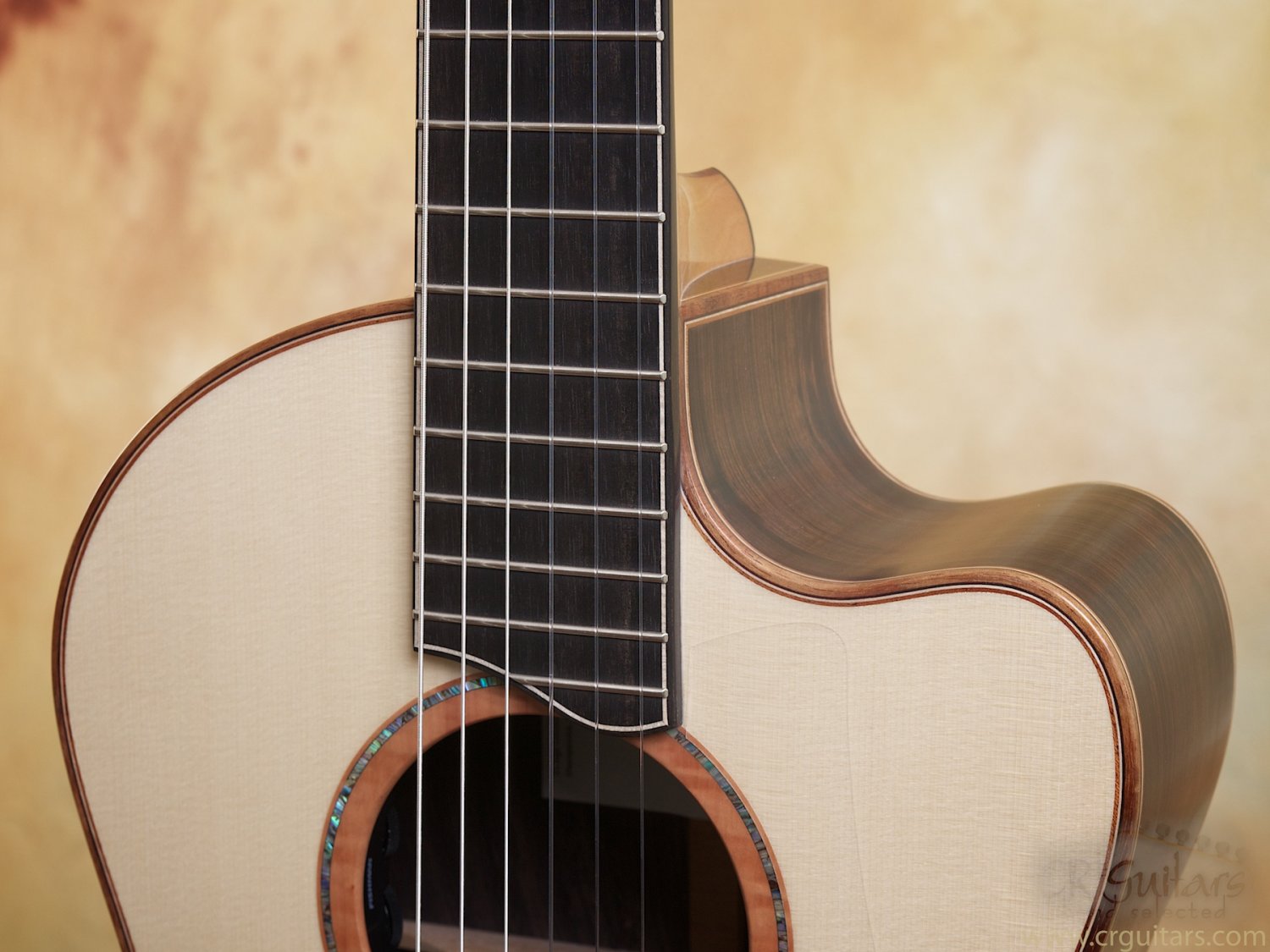 Lowden S-50J Macassar Ebony and Alpine Spruce Nylon String Jazz Series